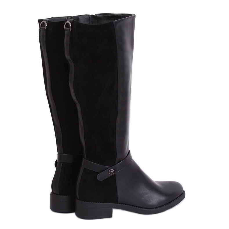 Black boots for women black G-7603 Black