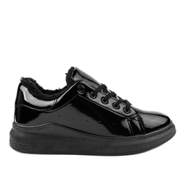 Black insulated sneakers TL140-1