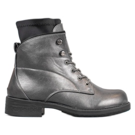 Bestelle Classic Lace Up Boots grey