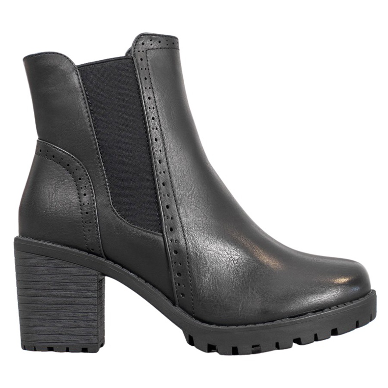 J. Star Slip-on Boots On The Platform black