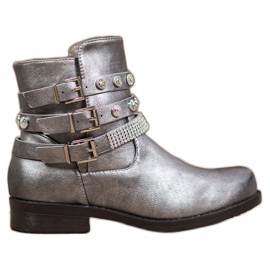 Forever Folie Silver Boots grey Forever Folie Silver Boots grey