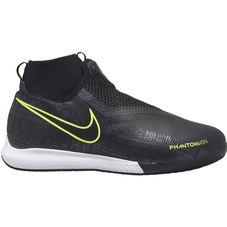 Nike Phantom Vsn Academy Df Ic Jr AO3290 007 football shoes black black