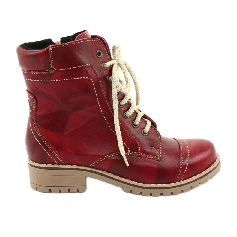 Insulated boots with a slider Naszbut 845 red