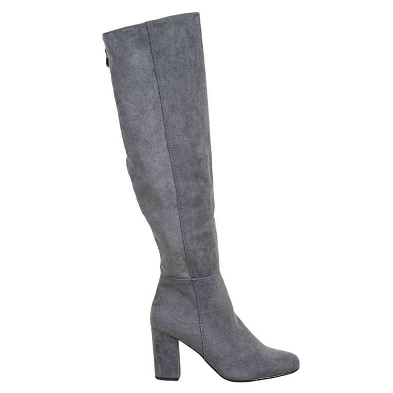 Goodin Gray Suede Boots grey