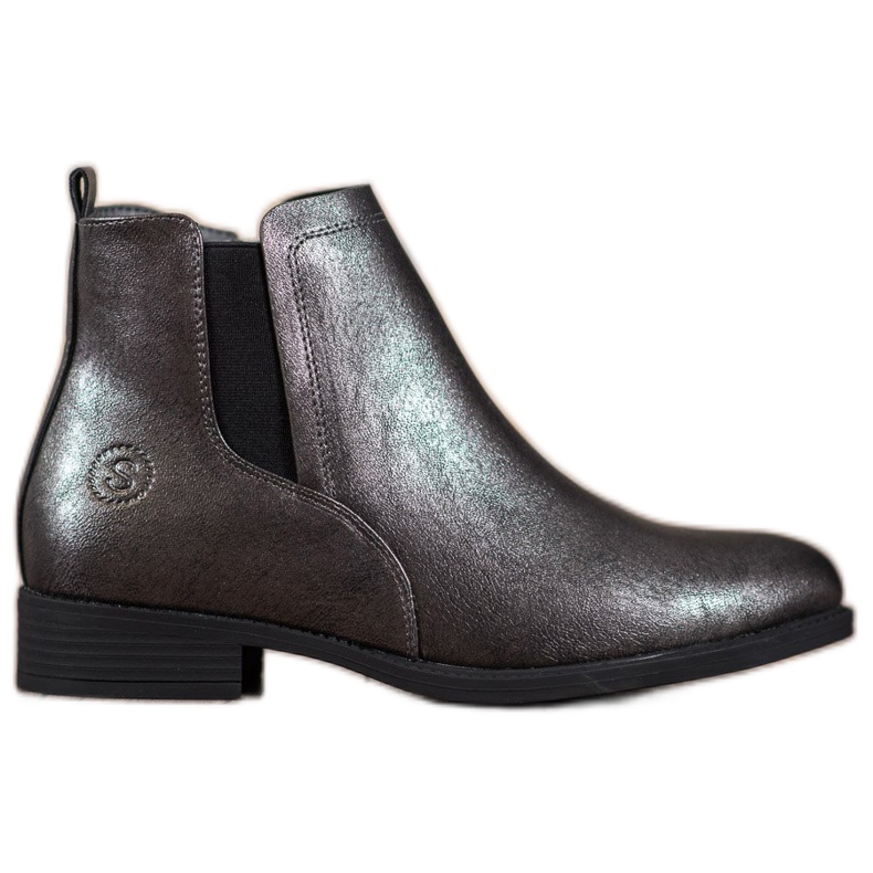 Sergio Leone Silver Chelsea boots grey Sergio Leone Silver Chelsea boots grey