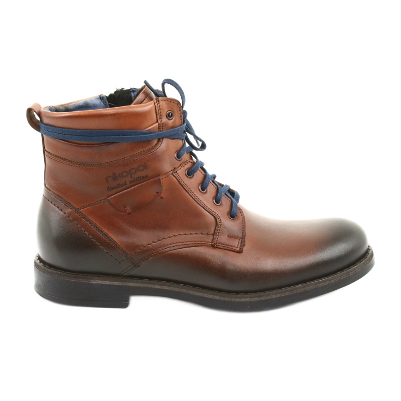 Boots with a zipper Nikopol 700 brown