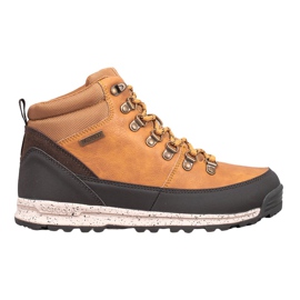 McKey Lace-up boots with sheepskin brown