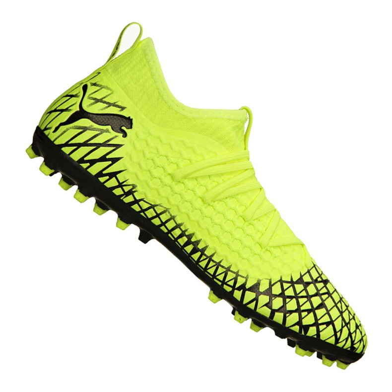 Football boots Puma Future 4.3 Netfit Mg M 105684-03 yellow yellow