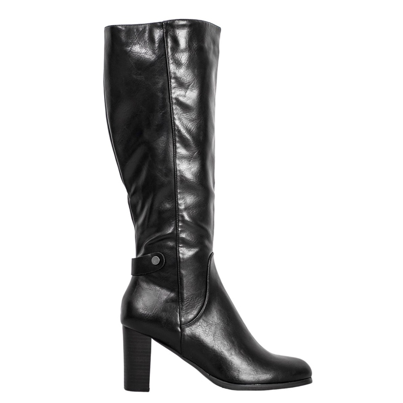 Boots With Eco Leather VINCEZA black Boots With Eco Leather VINCEZA black