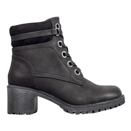 Goodin Warm high-heeled boots black