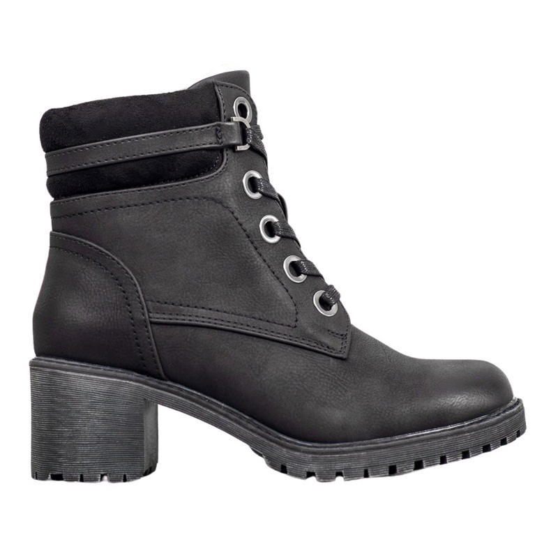 Goodin Warm high-heeled boots black