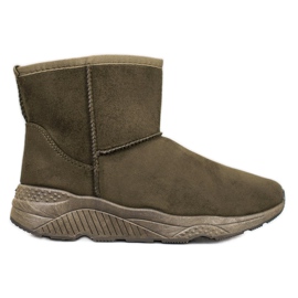 SHELOVET Snow Boots On The Platform green