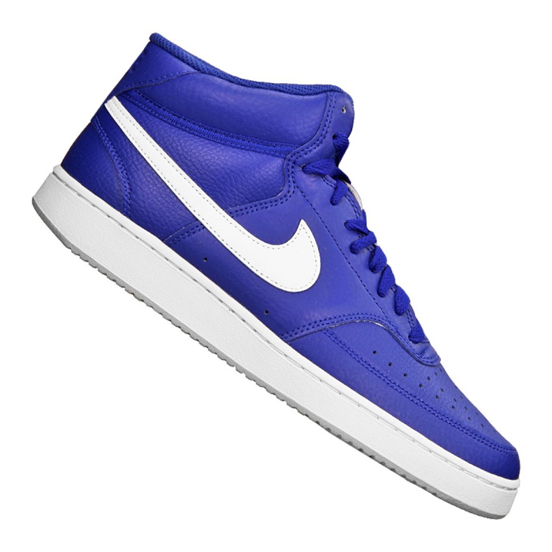 Nike Court Vision Mid M CD5466-400 shoes blue - ButyModne.pl
