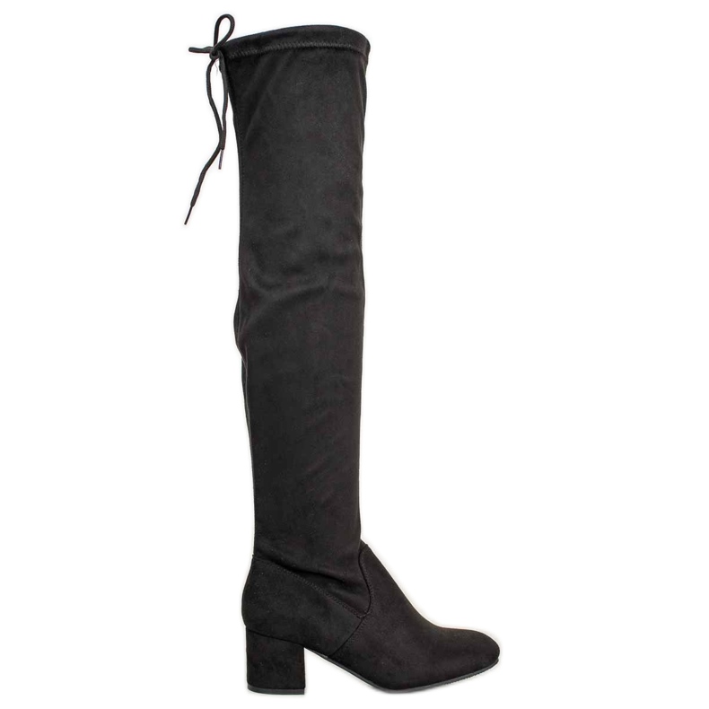 Seastar Black Thigh-boots On A Post