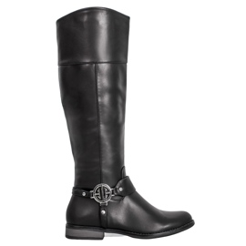 Gogo Black riding boots Gogo Black riding boots