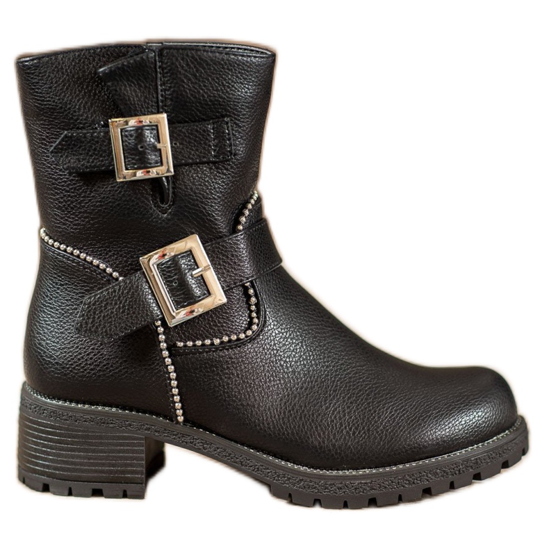 Lucky Shoes Workers With Clasps black