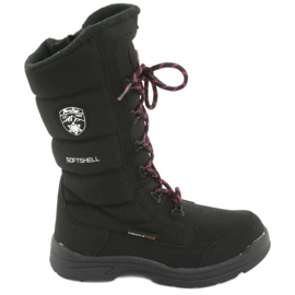 Snow boots with American Club SN12 membrane in black pink