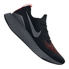 Nike Epic React Flyknit 2 M CJ9695-001 shoe black Nike Epic React Flyknit 2 M CJ9695-001 shoe black