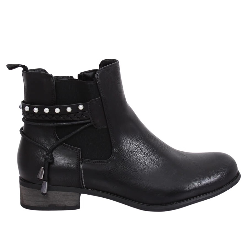 Black Chelsea boots for women 846 Black