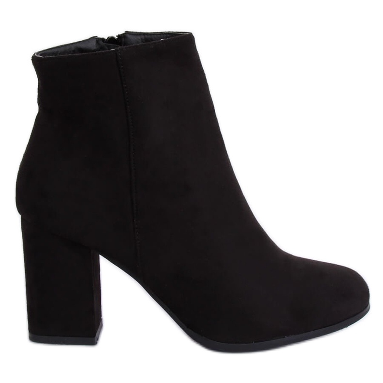 Black high-heeled boots G-7656 Black Ii Genre
