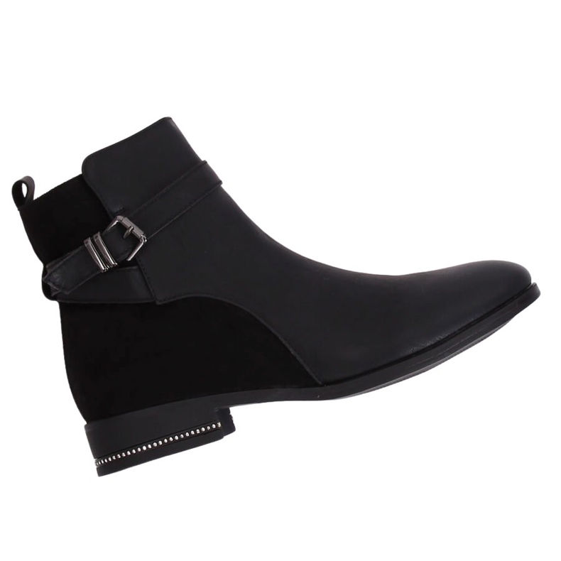 Black Jodhpur boots for women 3332 Black