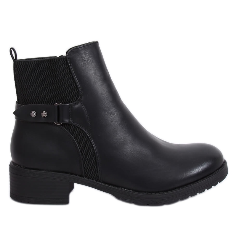 Black Jodhpur boots 1089 Black