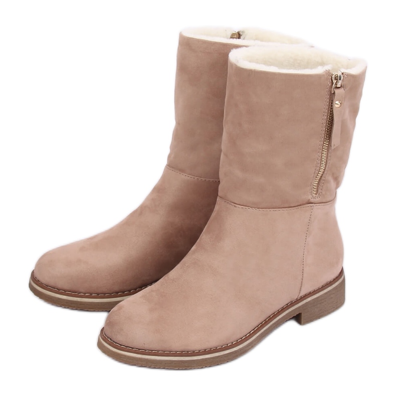 Women's boots suede beige S118 Sand Women's boots suede beige S118 Sand
