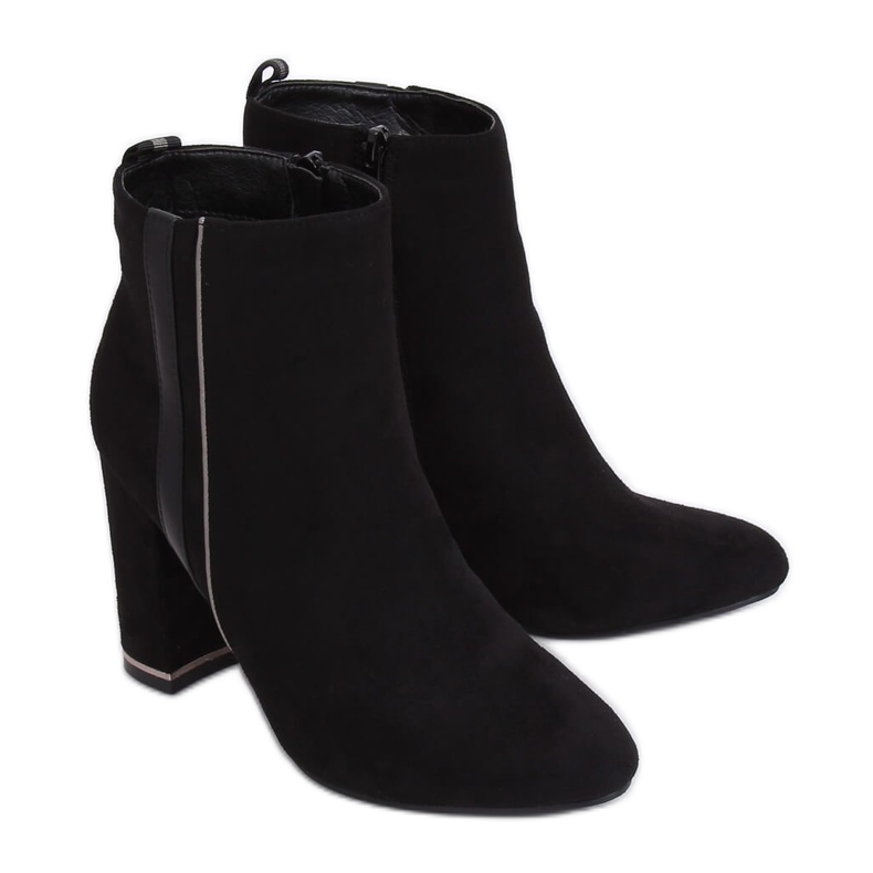 Black high-heeled boots M378 Black