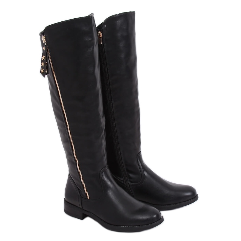 Black women's riding boots MR-6 Black
