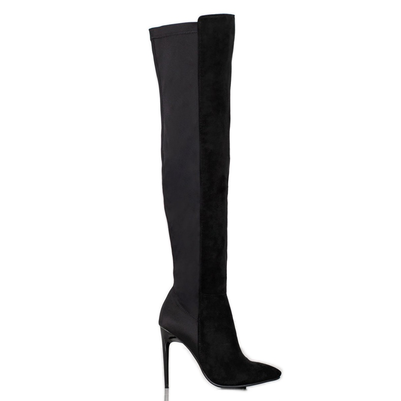 Poti Pati Over-the-knee boots on a pin black