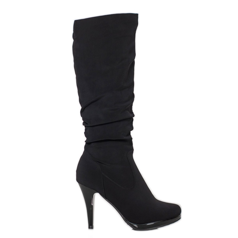 SHELOVET Elegant High Heel Boots black