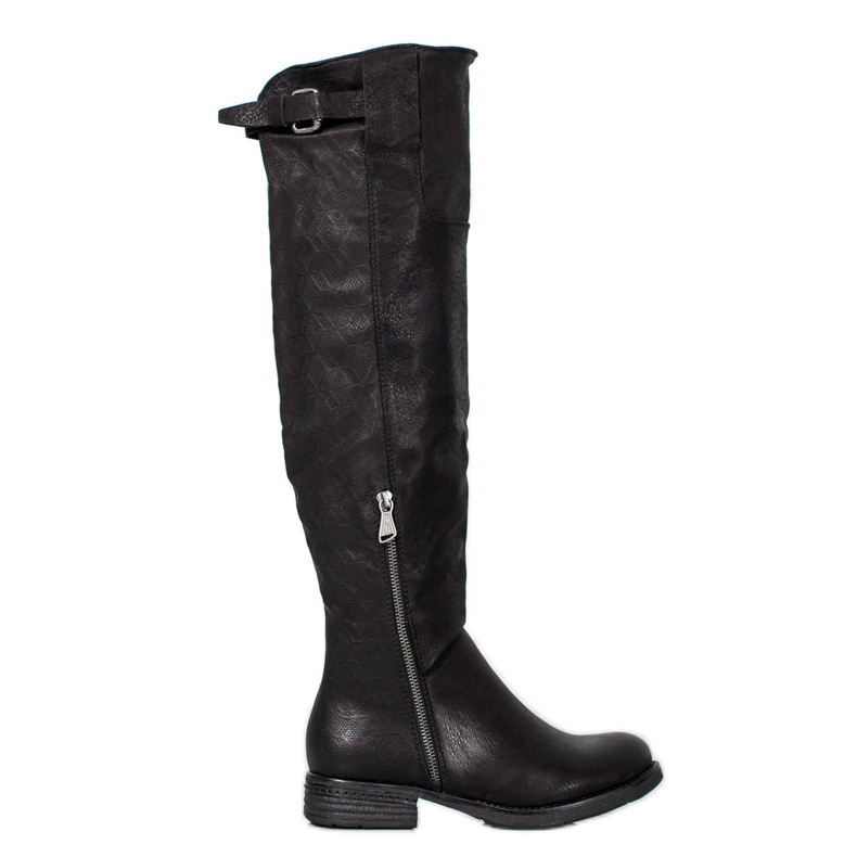 Forever Folie Eco Leather Boots black Forever Folie Eco Leather Boots black