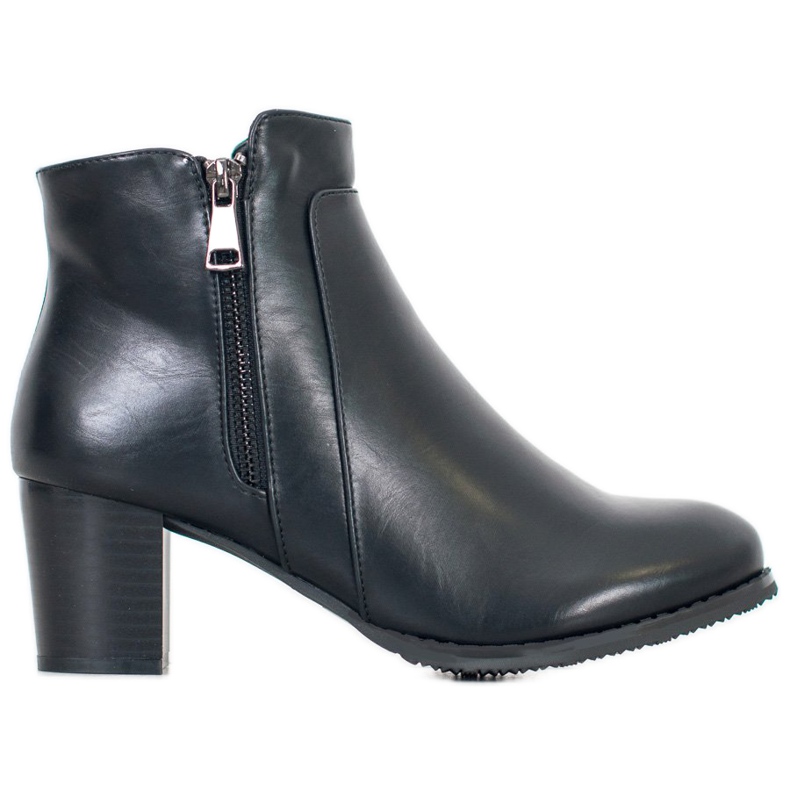 J. Star Booties With A Zipper black