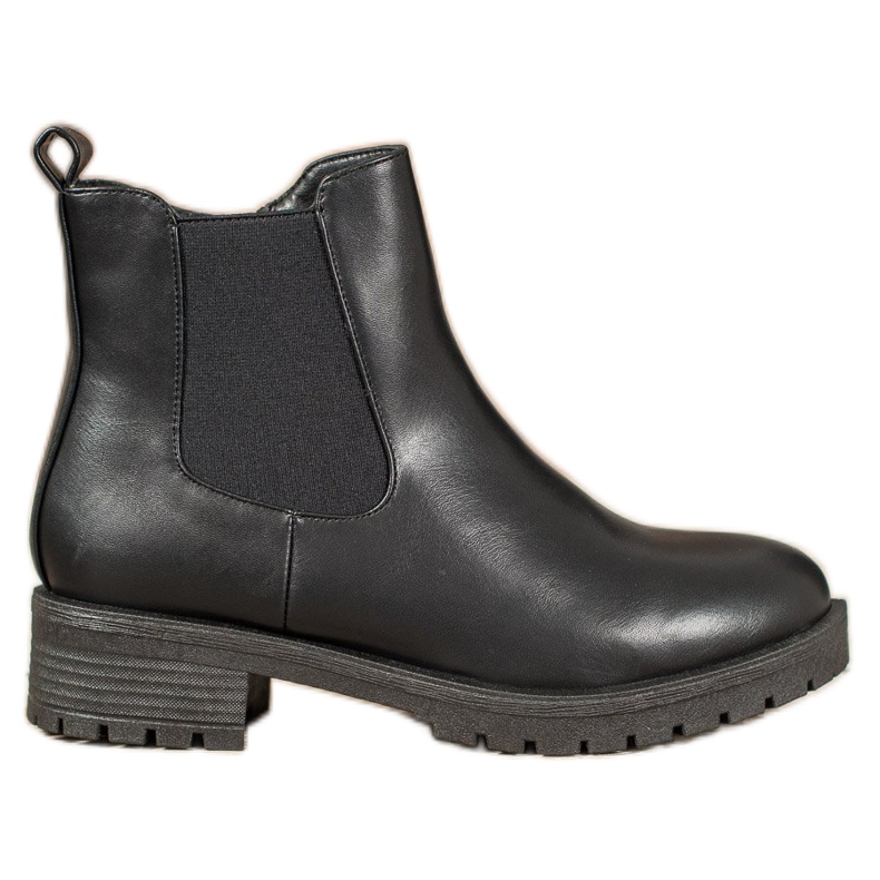 SHELOVET Black Chelsea Boots