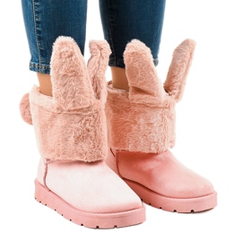 Insulated pink eskimo boots NB137