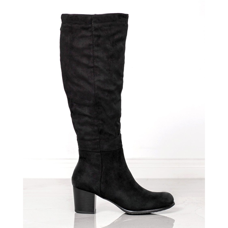 Classic Boots On The VINCEZA Heel black Classic Boots On The VINCEZA Heel black