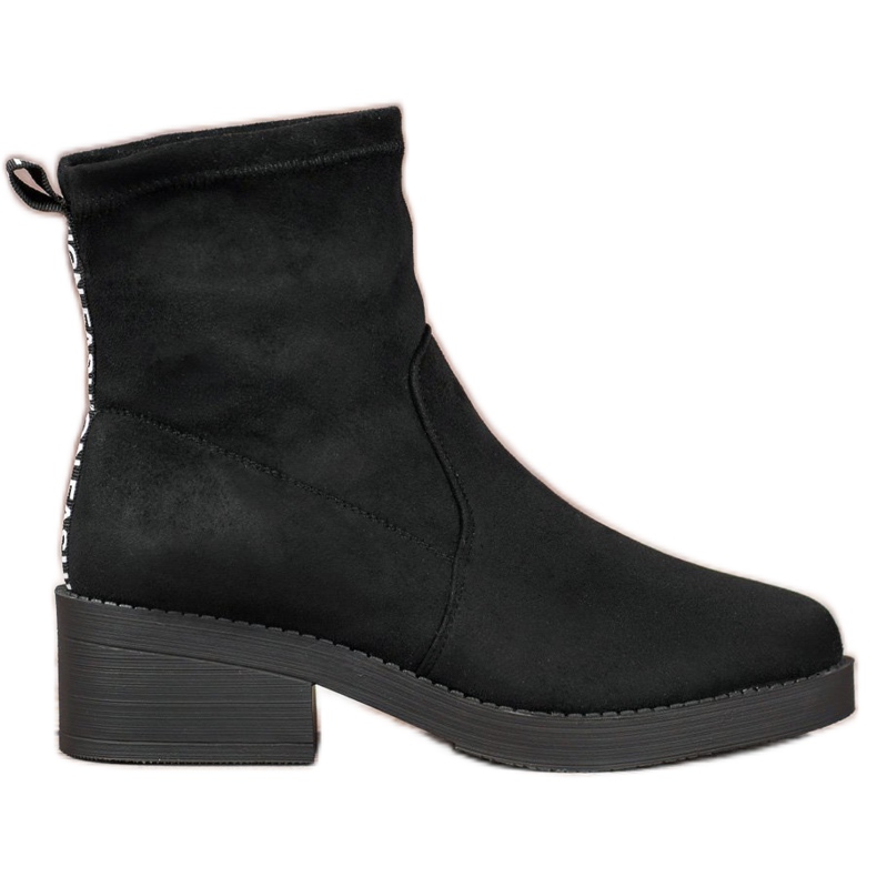 SHELOVET Fashion slip-on boots black SHELOVET Fashion slip-on boots black