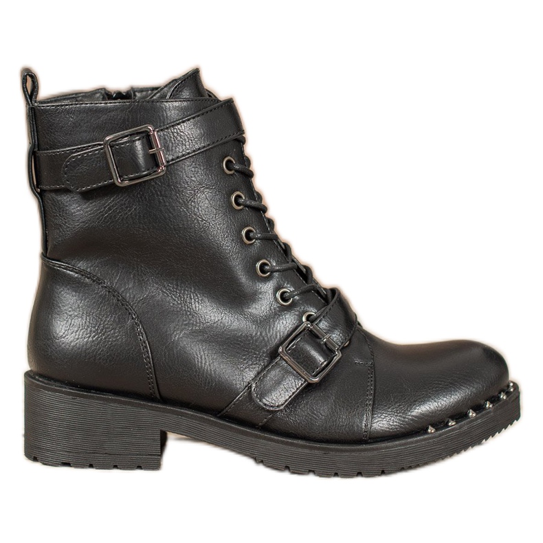 Cm Paris Lace-up Boots With Buckle black