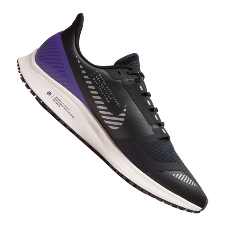 Running shoes Nike Air Zoom Pegasus 36 Shield M AQ8005-002 black violet
