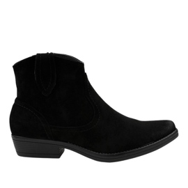 Black flat boots for women K860 cowboy boots Black flat boots for women K860 cowboy boots