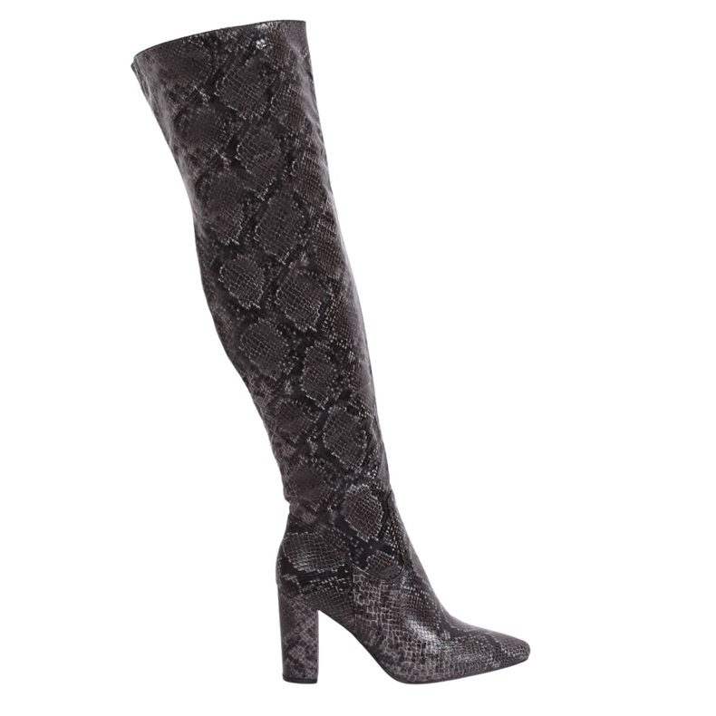Over-the-knee boots DA28 Black Snake multicolored