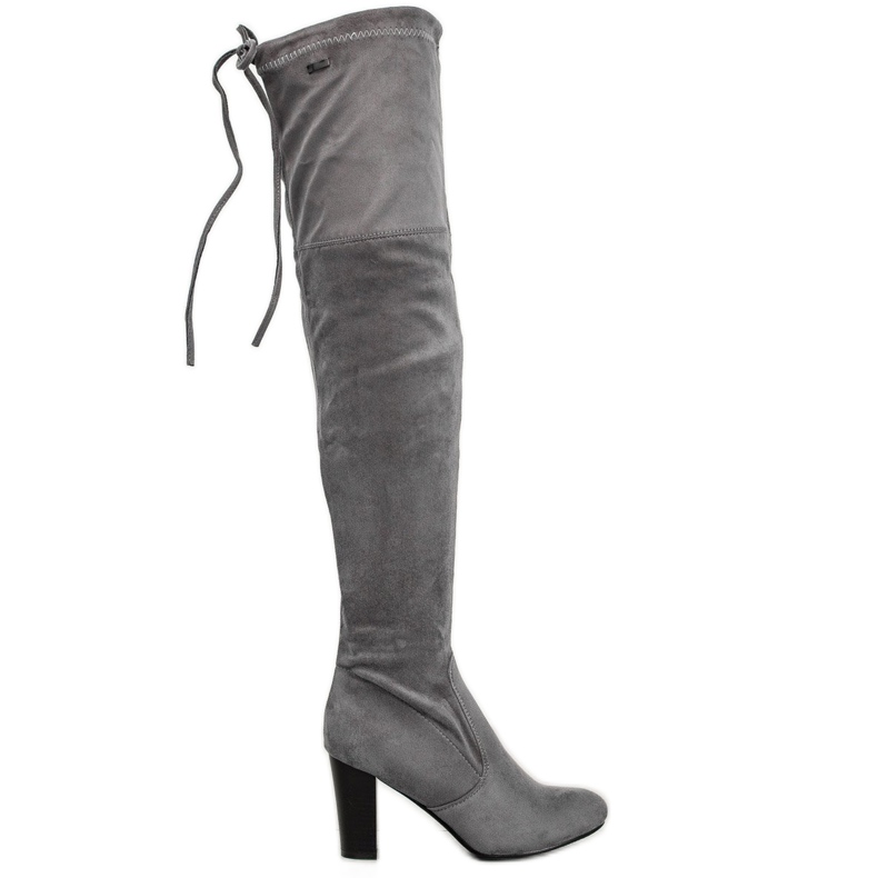 Vesuvio Gray Boots On The Post grey