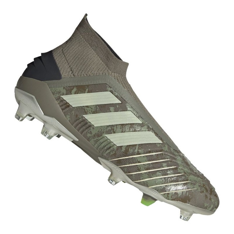 Adidas Predator 19+ Fg M EF8204 football boots grey grey Adidas Predator 19+ Fg M EF8204 football boots grey grey