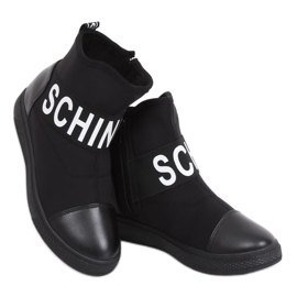 Black neoprene boots XY-38 Black