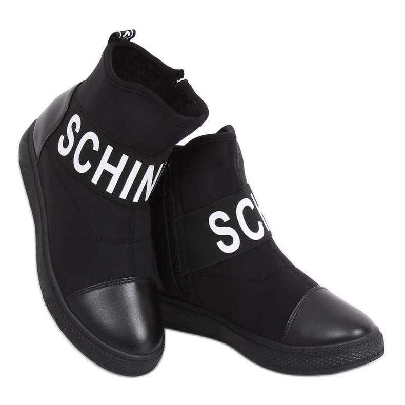 Black neoprene boots XY-38 Black