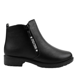 Black women's flat boots XY-526