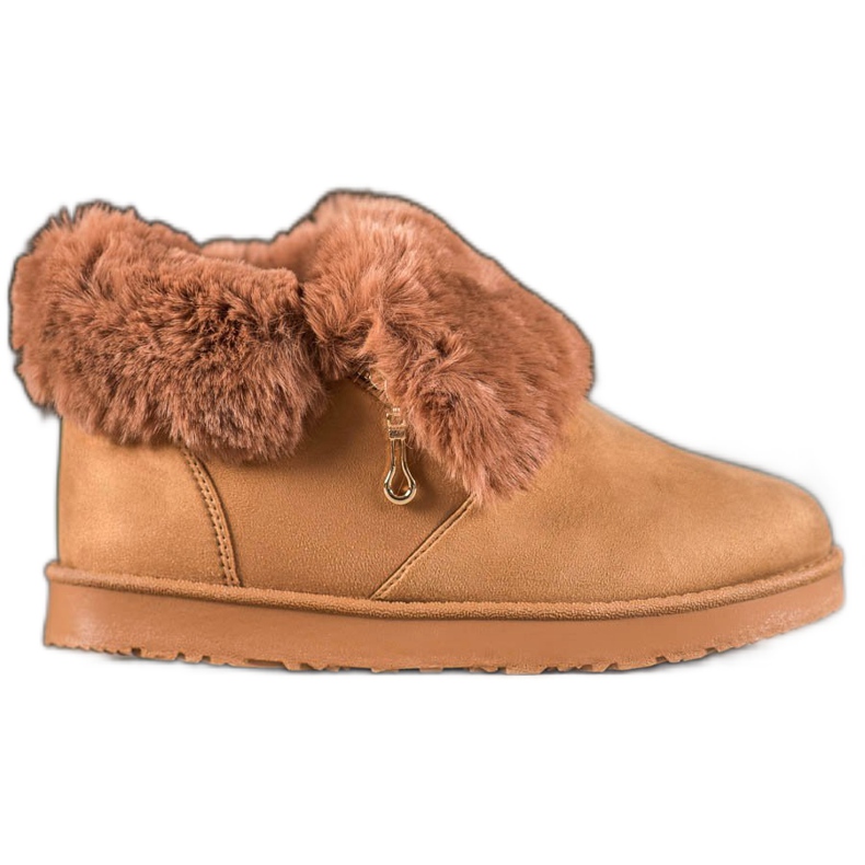Kylie Low Mukluki With Fur brown Kylie Low Mukluki With Fur brown