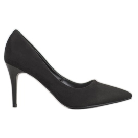 Kylie Classic Suede Heels black Kylie Classic Suede Heels black