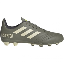 Adidas Predator 19.4 FxG Jr EF8221 football boots multicolored grey Adidas Predator 19.4 FxG Jr EF8221 football boots multicolored grey