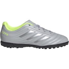 Adidas Copa 20.4 Tf Jr EF8359 football boots grey grey Adidas Copa 20.4 Tf Jr EF8359 football boots grey grey